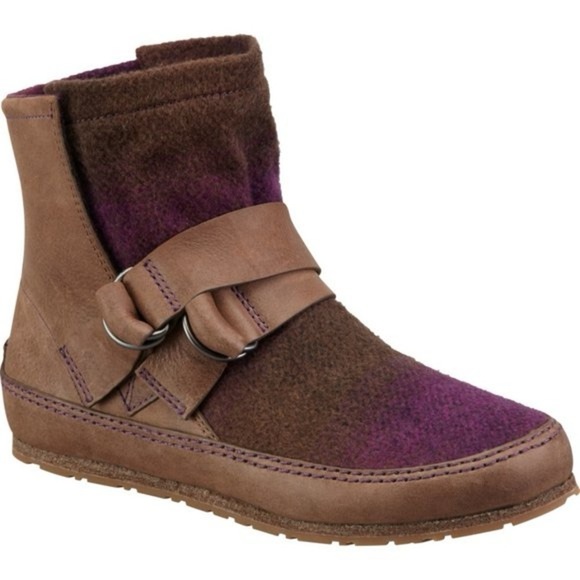 Sorel Shoes - Sorel Women’s Yaquina Blanket Wool Boot  Ankle Booties with Rugged Design, Size8